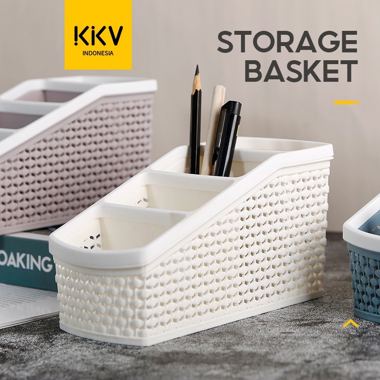 KKV -SUNMIKI · Storage basket (3 colors) ←Grosir