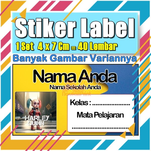 

Stiker Label Nama Buku Pelajaran Anak Karakter Hewan Lucu Cute Murah Sticker Kecil Banyak 20 Lembar Anime Vol-10