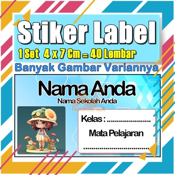 

Stiker Label Nama Buku Pelajaran Anak Karakter Hewan Lucu Cute Murah Sticker Kecil Banyak 20 Lembar Anime Vol-61