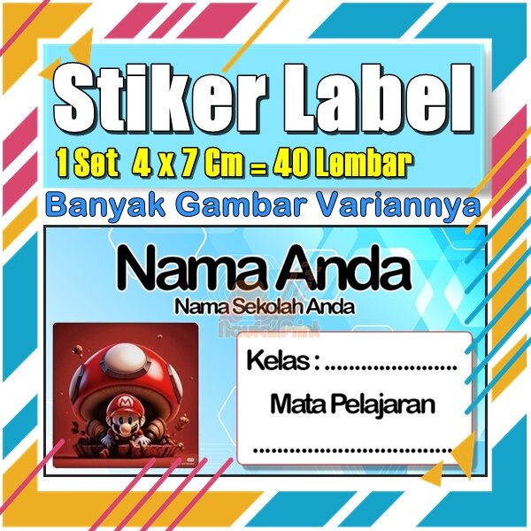 

Stiker Label Nama Buku Pelajaran Anak Karakter Hewan Lucu Cute Murah Sticker Kecil Banyak 20 Lembar Anime Vol-71