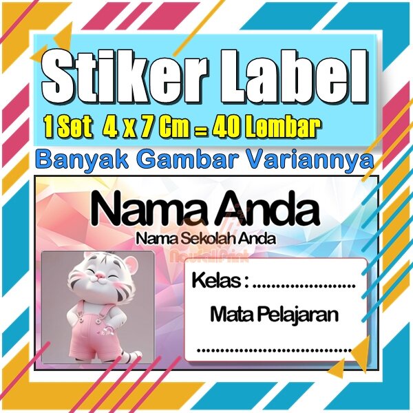 

Stiker Label Nama Buku Pelajaran Anak Karakter Hewan Lucu Cute Murah Sticker Kecil Banyak 20 Lembar Anime Vol-115