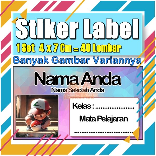

Stiker Label Nama Buku Pelajaran Anak Karakter Hewan Lucu Cute Murah Sticker Kecil Banyak 20 Lembar Anime Vol-125