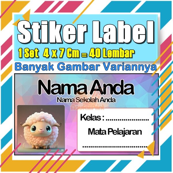 

Stiker Label Nama Buku Pelajaran Anak Karakter Hewan Lucu Cute Murah Sticker Kecil Banyak 20 Lembar Anime Vol-144