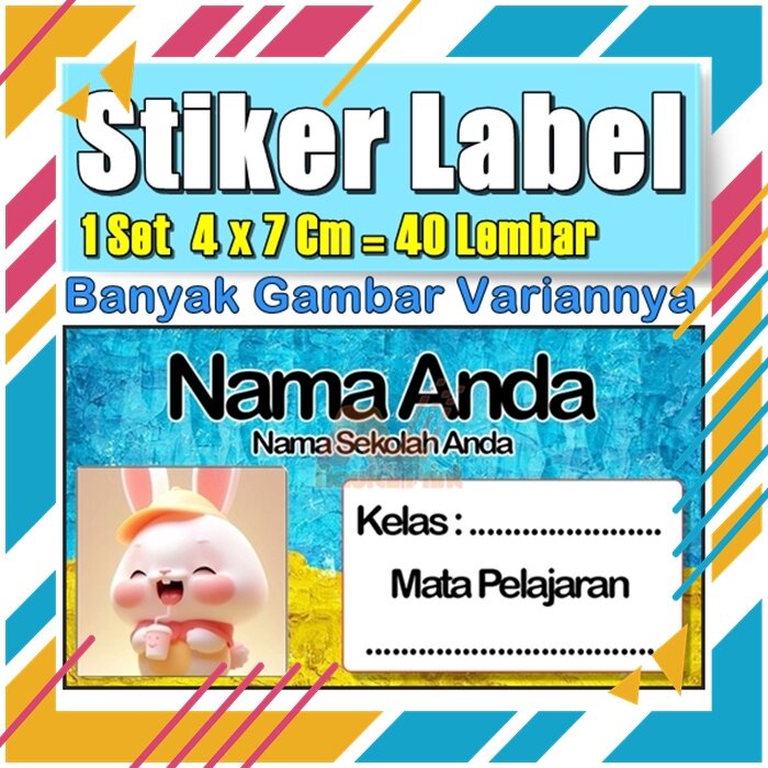 

Stiker Label Nama Buku Pelajaran Anak Karakter Hewan Lucu Cute Murah Sticker Kecil Banyak 20 Lembar Anime Vol-231