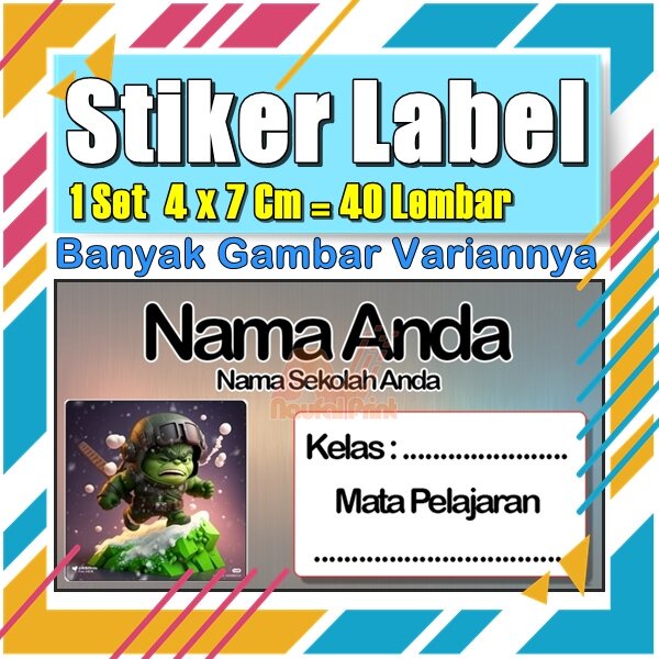 

Stiker Label Nama Buku Pelajaran Anak Karakter Hewan Lucu Cute Murah Sticker Kecil Banyak 20 Lembar Anime Vol-332