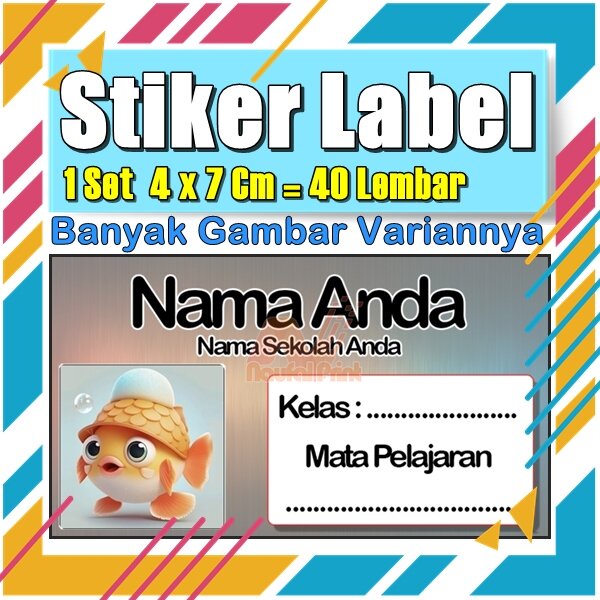 

Stiker Label Nama Buku Pelajaran Anak Karakter Hewan Lucu Cute Murah Sticker Kecil Banyak 20 Lembar Anime Vol-341