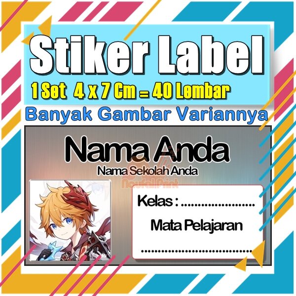 

Stiker Label Nama Buku Pelajaran Anak Karakter Hewan Lucu Cute Murah Sticker Kecil Banyak 20 Lembar Anime Vol-338