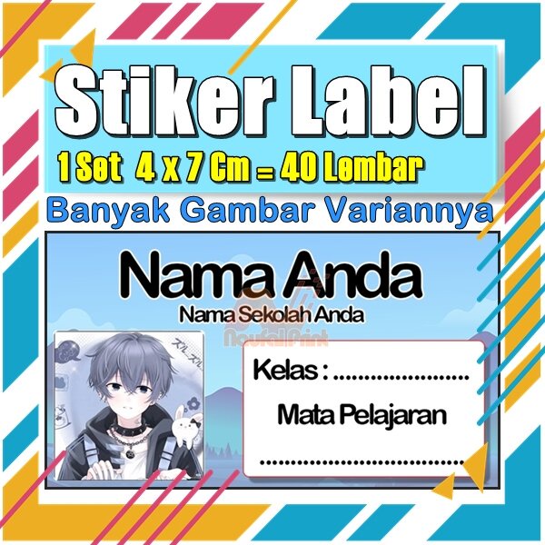 

Stiker Label Nama Buku Pelajaran Anak Karakter Hewan Lucu Cute Murah Sticker Kecil Banyak 20 Lembar Anime Vol-454