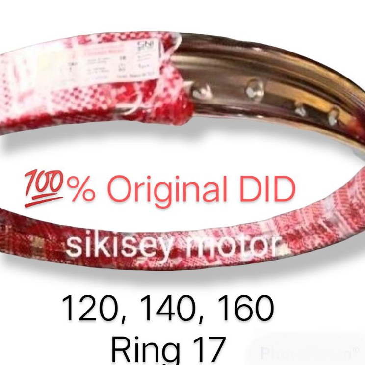 ➥ VELG DID 120-17, 140-17, 160-17 DID CHROME. w Murah Ready.