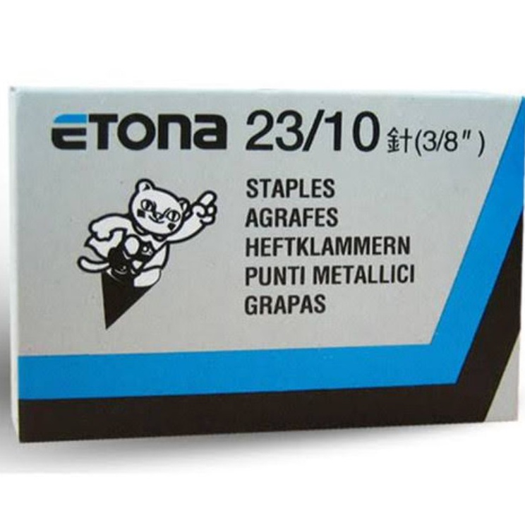 

FQVL2933 Stok terbaru isi staples etona 23/10 (3/8 ( min order 5 kotak kecil)