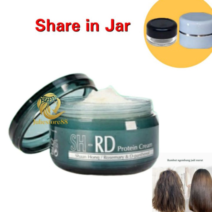 Buruan Beli (SHARE IN JAR) SHRD Protein Cream | Vitamin Rambut yang kering kusut dan mengembang | ra