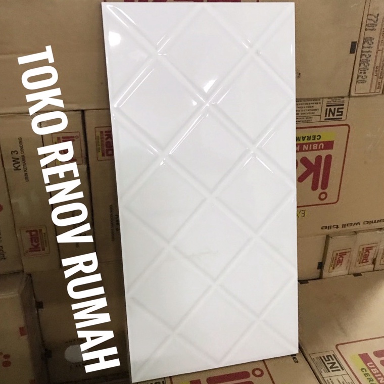 ・ Nm keramik dinding dapur 30x60 (glossy)/ keramik dinding ikea/ keramik dinding 30x60 motif hexagon
