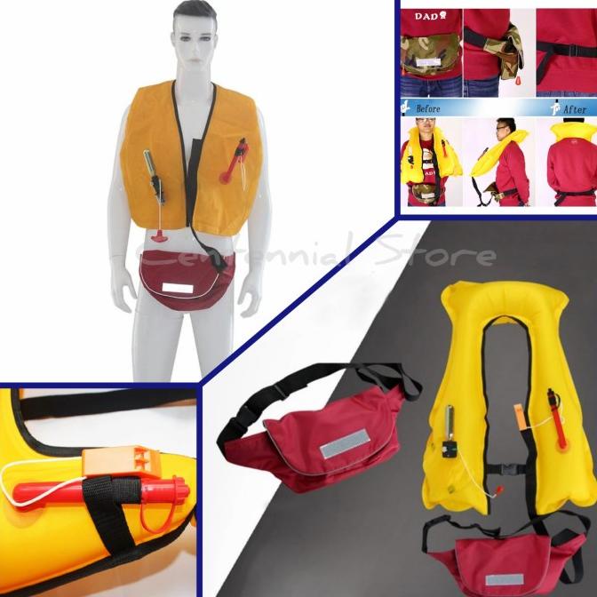 pelampung life jacket otomatis co2 tas pinggang