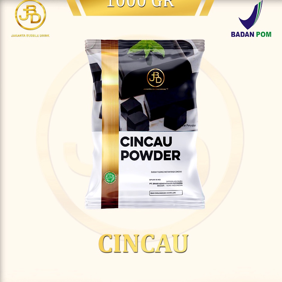 

VRBJ0005 【MEGA SALE】 Bubuk Minuman CINCAU Powder 1 KG - JBD | HALAL