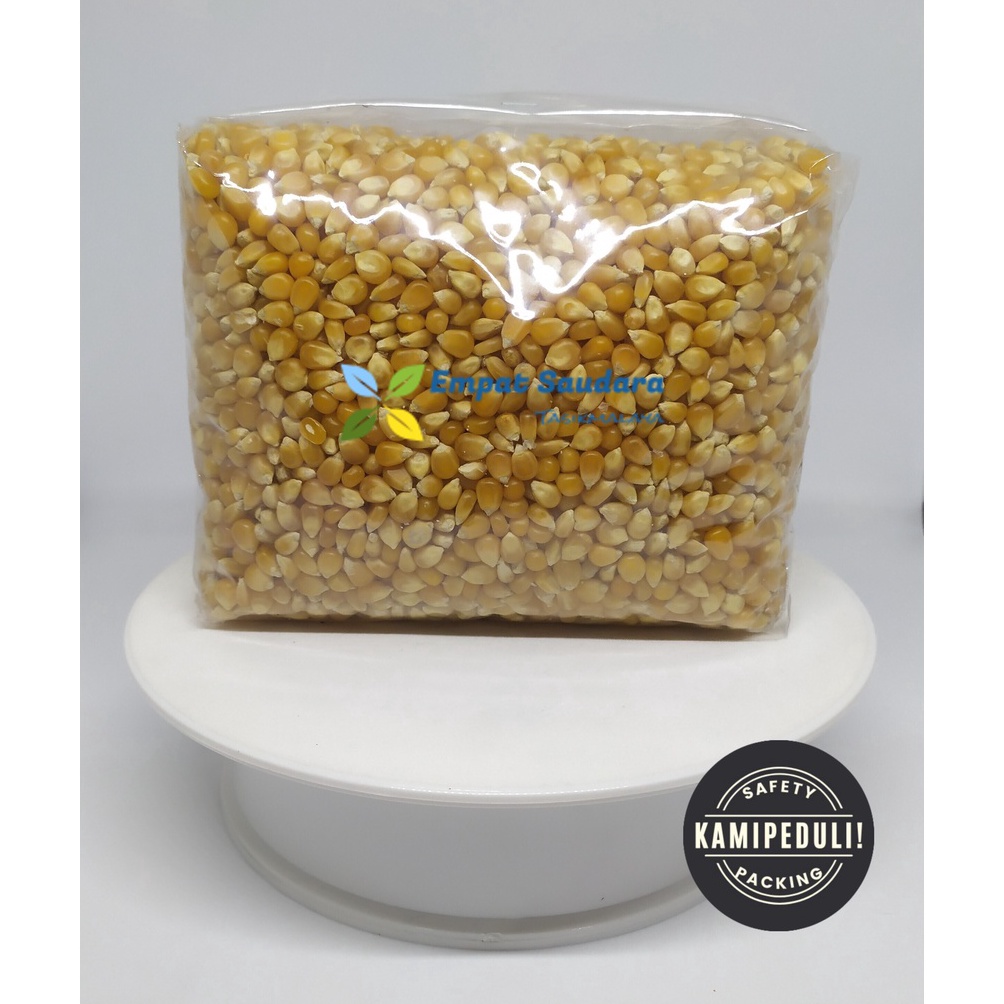 

Kemasan Baru.. JAGUNG POPCORN MENTAH KEMASAN 1 KG WTG