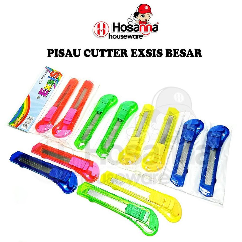 

Terbatas 12Pcs Cutter Plastik Besar / Pisau Cutter Pemotong Vyp