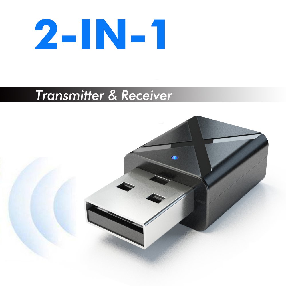 ✅&amp;Wireless Bluetooth-compatible 5.0 Transmitter Receiver Mini 3.5mm AUX Stereo Adapter For Car Audio Transmitter For TV