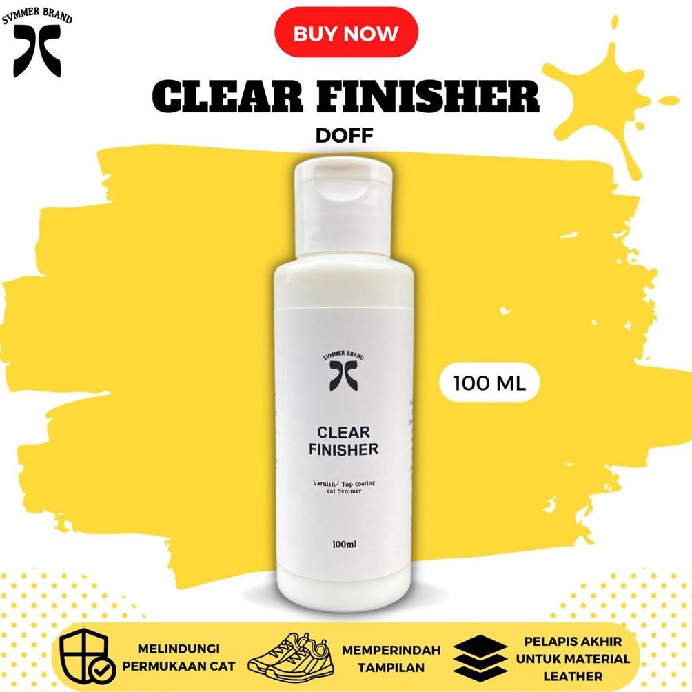 

8.8 Clear Finisher Cat Sepatu Cat Akrilik Untuk Kaca/ Kulit/ Kanvas Leather Paint Cat Kanvas - Summer Brand Grosir !!