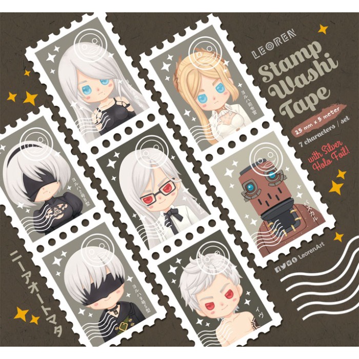 

HOT SALE NieR Automata - stamp washi tape