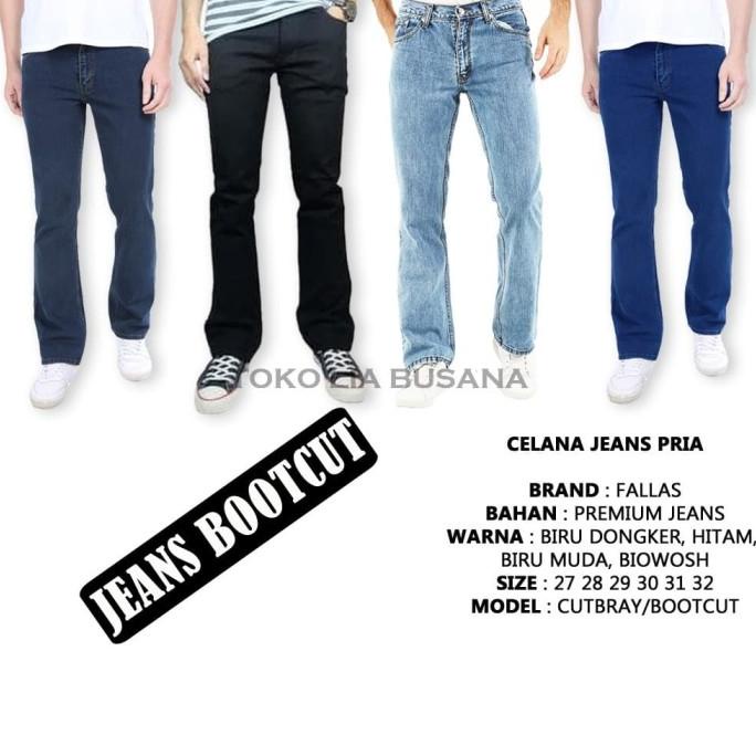 New Sale Promo Celana Jeans Bootcut Cutbray Pria Merek Fallas Premium Quality Stok Terbatas