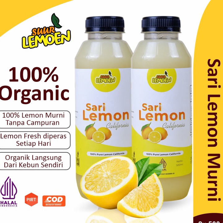 

MG0 1 Liter Fresh Sari Lemon Murni Jus Untuk Diet Pelangsing Badan Detox Alami Dengan Bahan Lemon California by Suur Lemoen ID [PROMO NXY0]