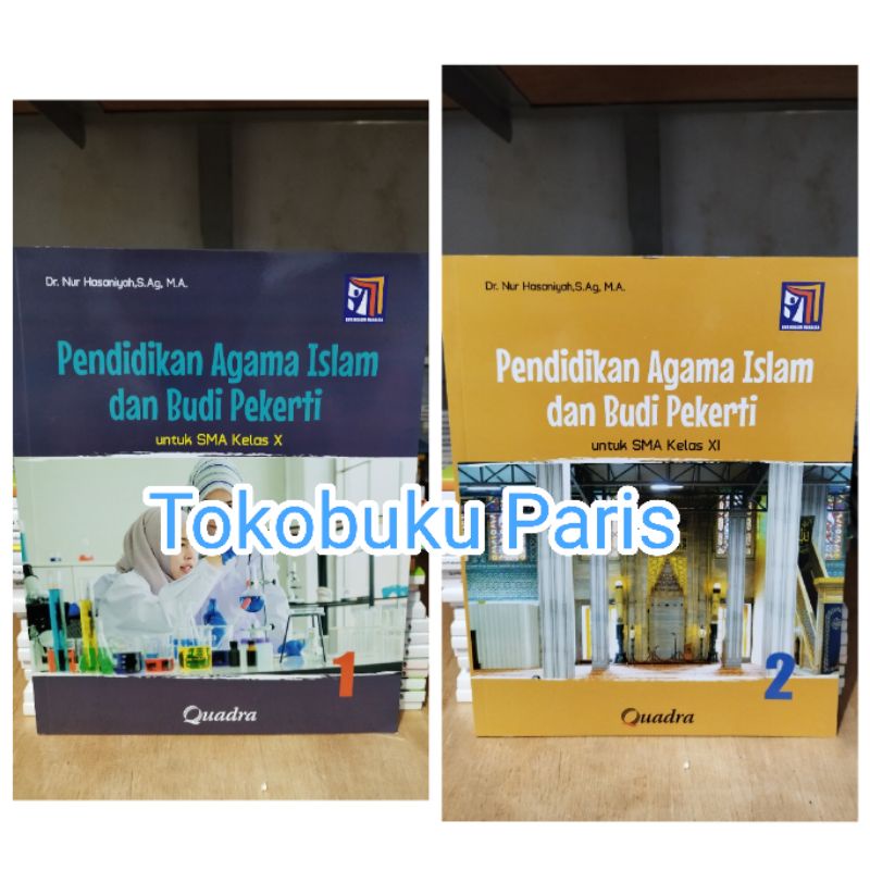 ORI & Baru Buku PAI Pendidikan Agama Islam SMA MA kelas 1 10 X, 2 11 XI Kurikulum Merdeka Quadra