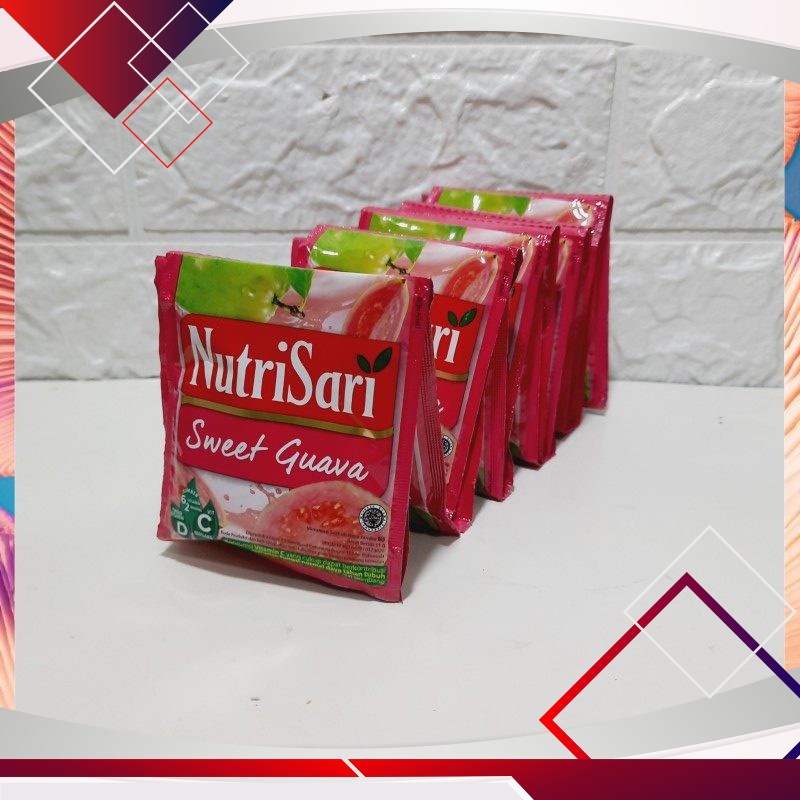 

Nutrisari Sweet Guava Isi 10pcs x 11gr .