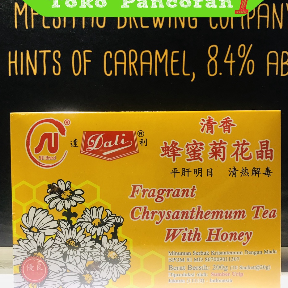 

Terlaris DALI Chrysanthemum Tea With Honey SU Brand 200gr / Teh Kembang Putih Dengan Madu