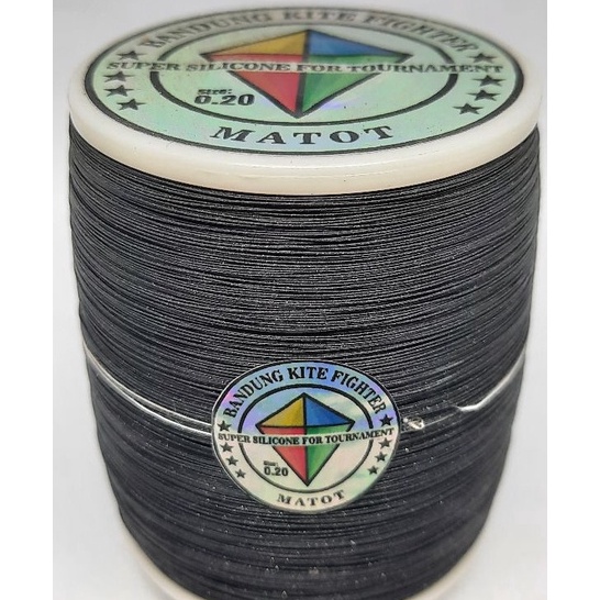 YHKS0860 Terlaku.../  Senar Gelasan/ Benang Layangan Matot 020 Bahan Hitam 2000yard By BKF