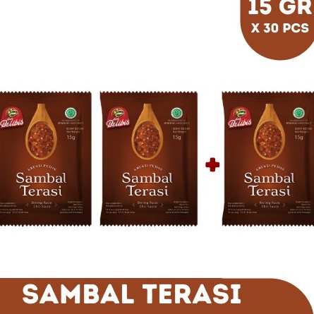

Murah PAKET SAMBAL TERASI SACHET 15 GR BUY 2 GET 1 Promo