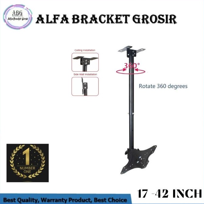 Terbaru.. gantungan tv led / gantungan tv / bracket tv plafon / braket tv plafon / breket tv plafon 