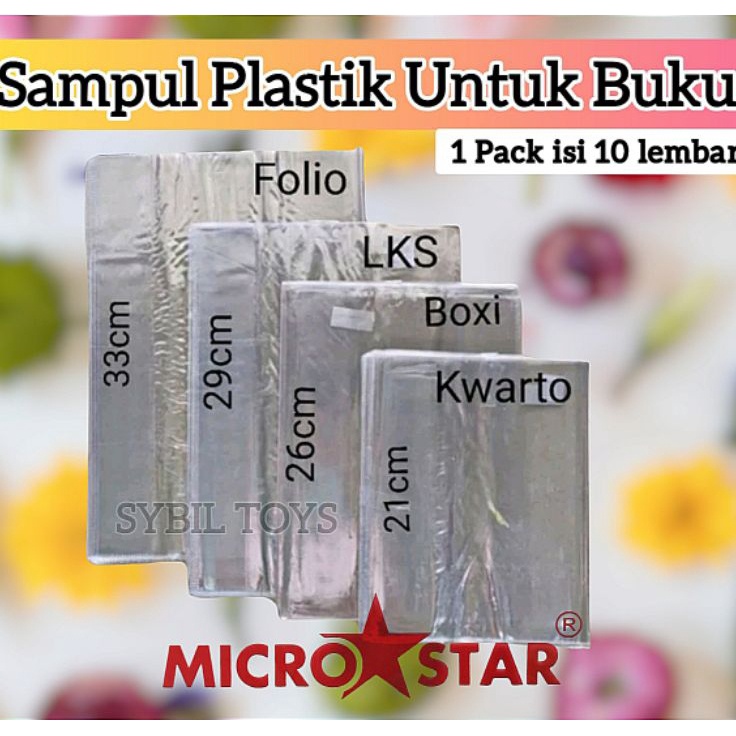 

YSTM1570 Star 6.6 SAMPUL PLASTIK/ SAMPUL BUKU MIKA BOXY/QWARTO/LKS/FOLIO / SAMPUL BUKU TULIS