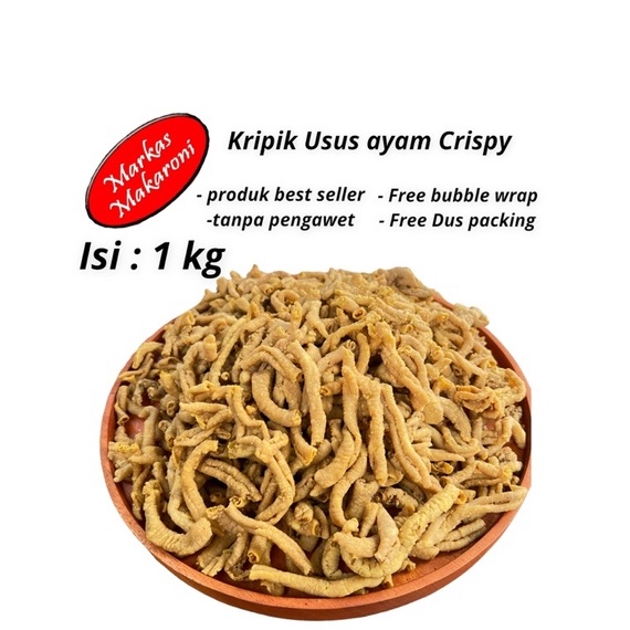 

Best Terlaris.. kripik usus crispy 1kg QM8