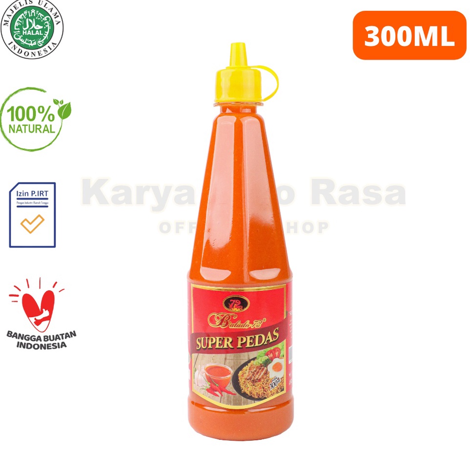 

Diskon Sambal Cabe Rawit Balado 72 Super Pedas 300 ml ➘✣✰