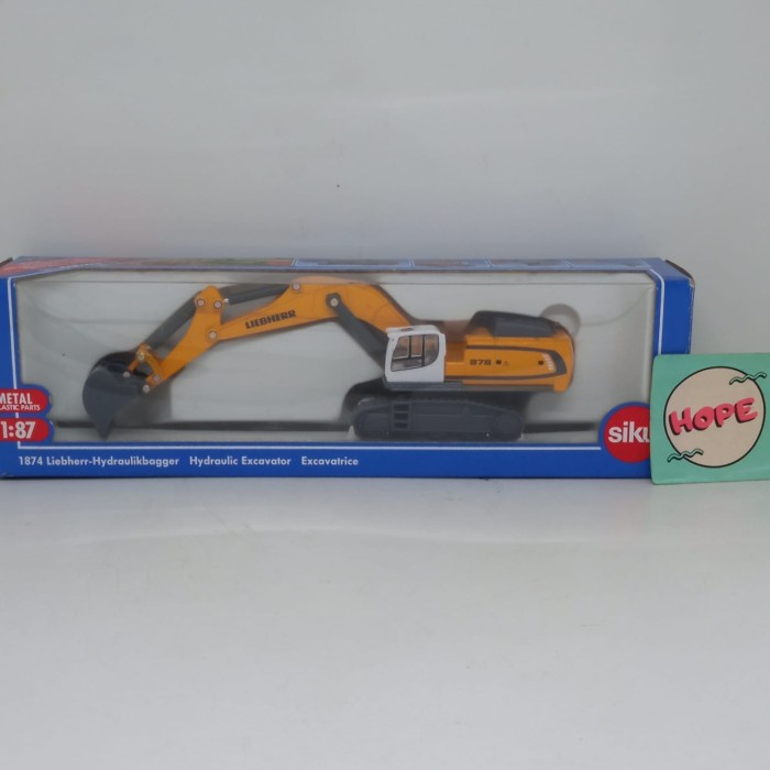 FLASH SALE DIECAST CONSTRUCTION SIKU SUPER 1874 HYDRAULIC EXCAVATOR ORIGINAL TERBARU