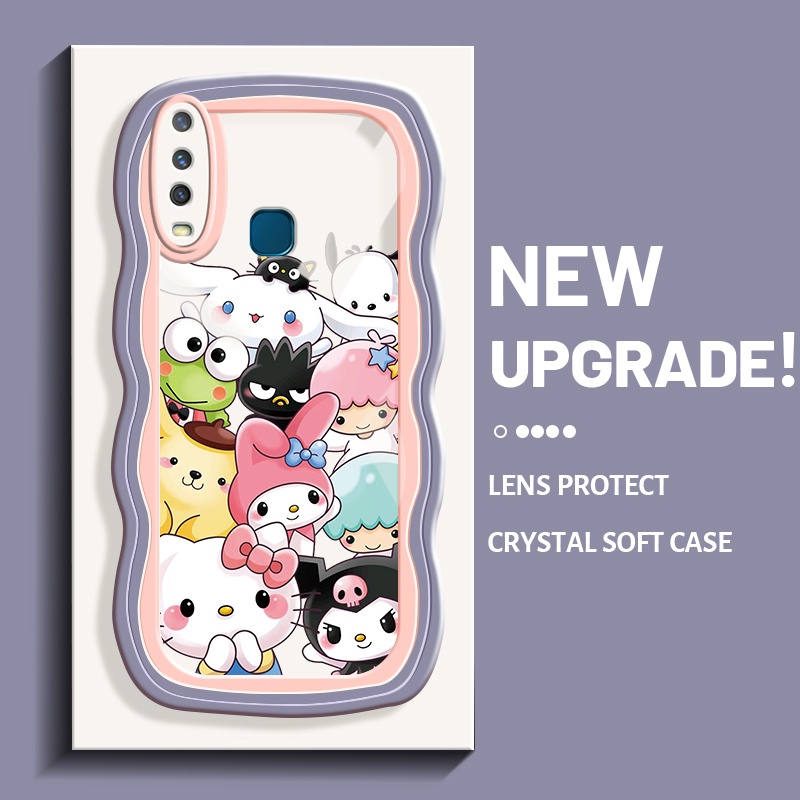 Casing Ponsel untuk VIVO Y12 Y15 Y17 Y12i Y3 Y3s 2020 S1 Case kamera wadah HP Telepon anti guncangan