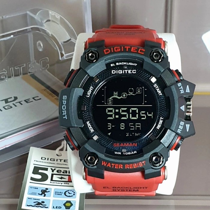 Franc- Jam Tangan Digitec Dg5096 Original Dg 5096 Gprb1000 Dg3096