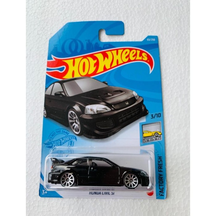 DISKON SPESIAL MAINAN HOT WHEELS HOTWHEELS HONDA CIVIC SI HITAM FACTORY FRESH LOT H TERMURAH