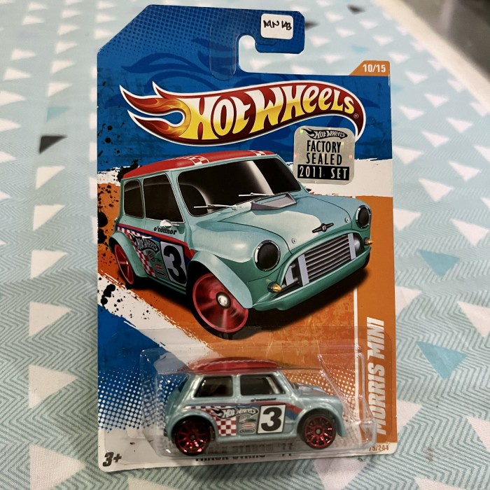 FLASH SALE HOT WHEELS MORRIS MINI TRACK STARS FACTORY SEALED US CARD TERBARU