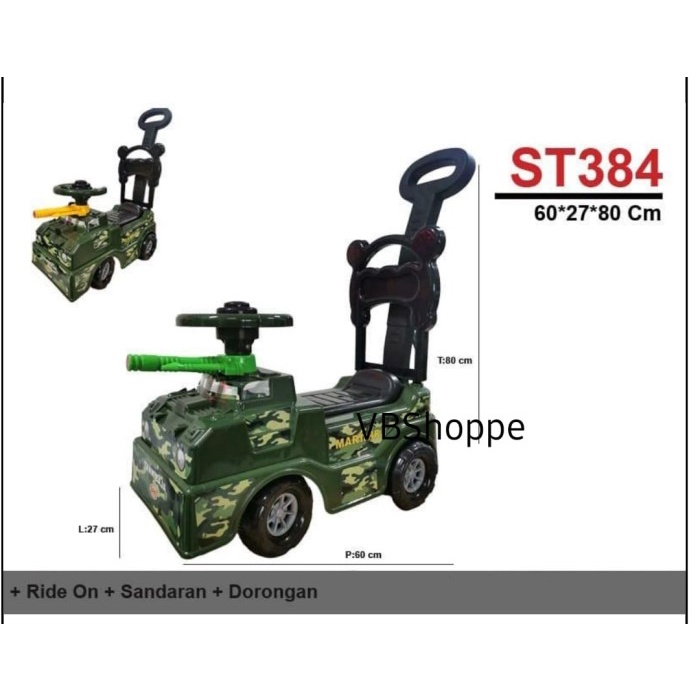 PROMO JUMBO MOBIL MOBILAN MILITARY ARMY TNI DORONG RODA EMPAT TANK CAR ANAK TERLARIS