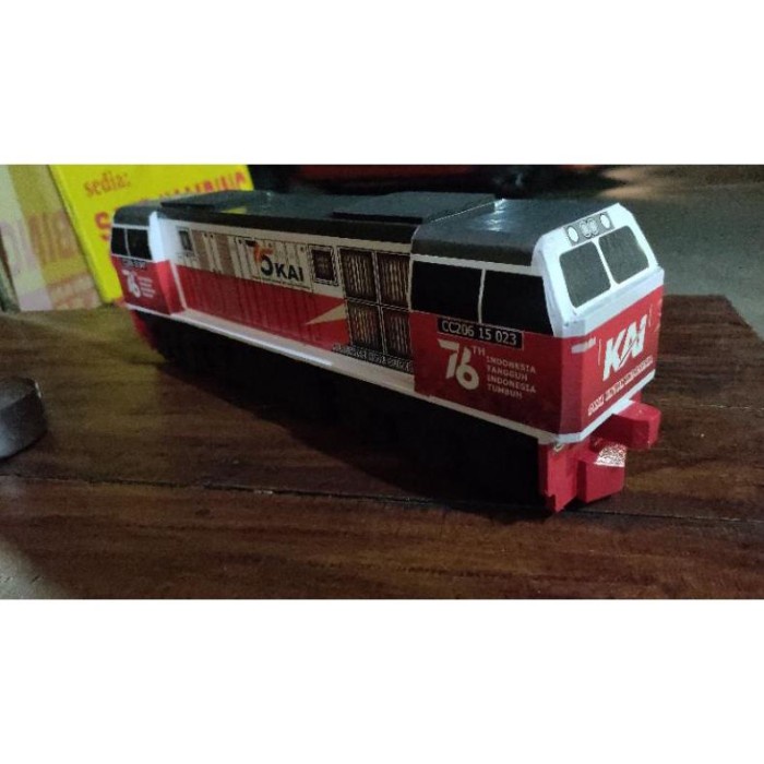 FLASH SALE LOKOMOTIF CC206 LIVERY KEMERDEKAAN 2021 TERBARU