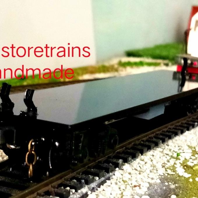 DISKON SPESIAL HOBI MAINAN MINIATUR KERETA GERBONG DATAR TERLARIS