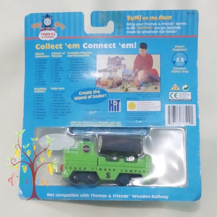 HOT SALE THOMAS AND FRIENDS TAKE ALONG TRAIN - SODOR LOG LOADER TERBARU