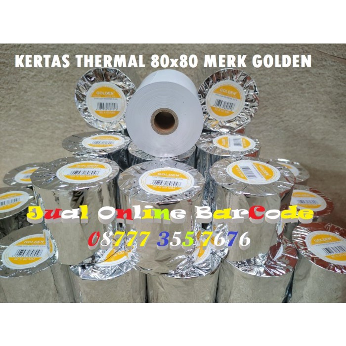 

Terlaris Kertas Termal Thermal Golden 80X80 80 X 80 Mm Struk Kasir Epson