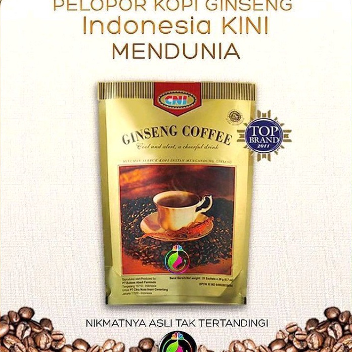 

Baru Best Seller Kopi Ginseng-Kopi Ginseng CNI-Exp Nov 2024 Terupdate