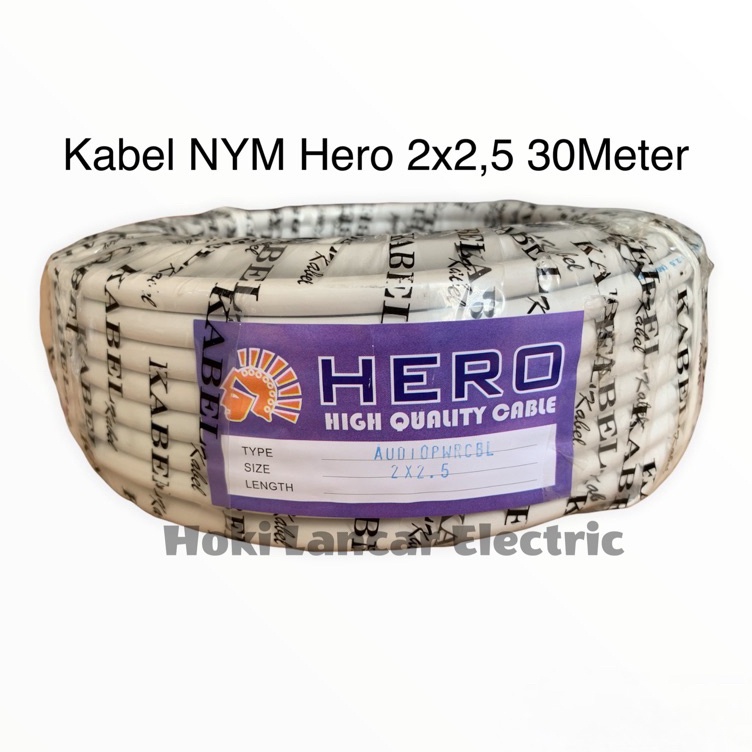 #Sale Kabel listrik NYM Hero 2x2,5 30Meter Kawat Tunggal / Kabel Listrik