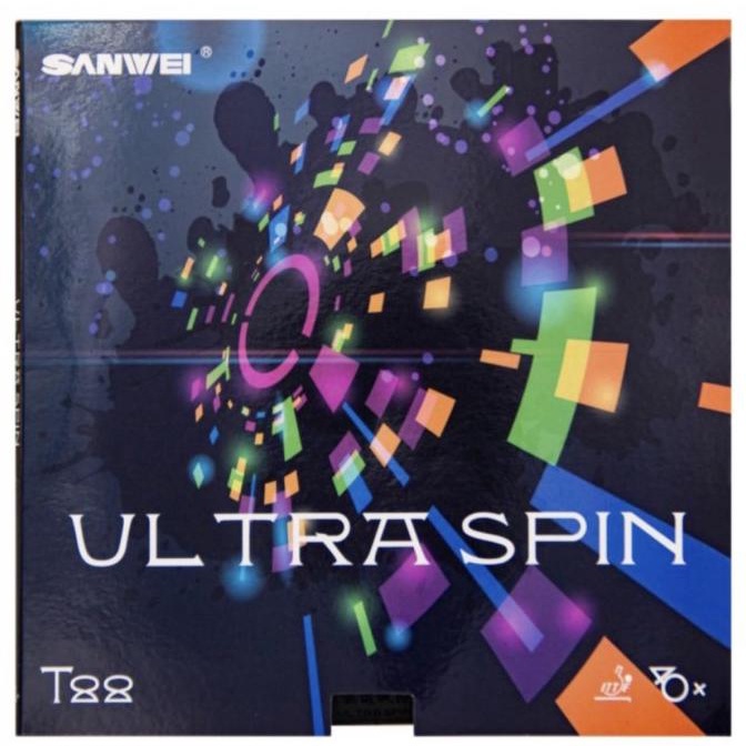 Sanwei Ultra Spin T88- Karet Rubber Pingpong T-88 ultra spin bat bet