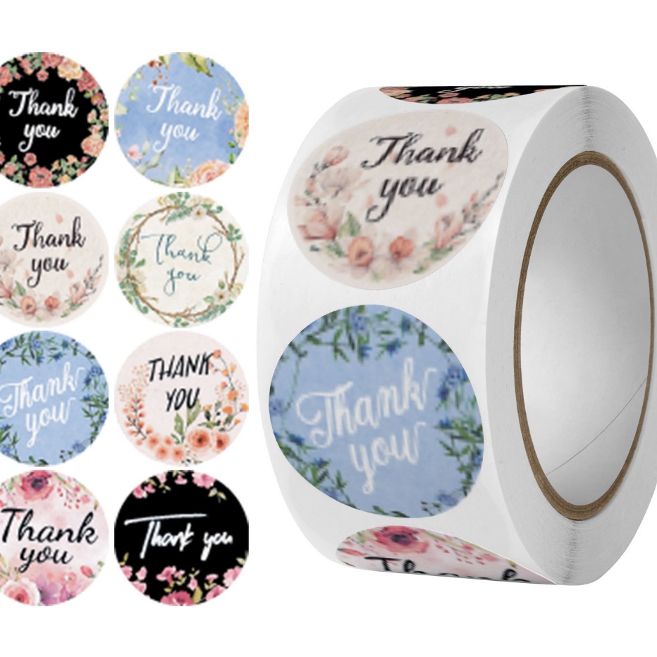 

ﾂ DCLXVI 6242 1 Roll 500 Pcs Stiker H455 Stiker Label Thank You For Your Order PALING AMPUH✌️>>> ｼ