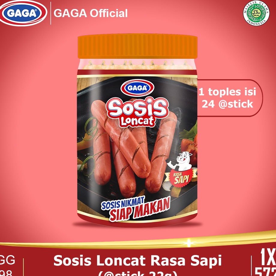 

♙ X 14610 GAGA Sosis Loncat Sapi 572g 1 PCS (GG98) 【Penjualan Terbaik】✅COD バ
