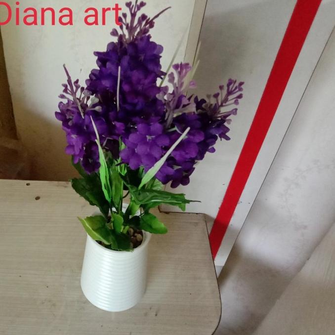 Promo Bunga Lavender#Lavender#Bunga Plastik#Bunga Palsu#Bunga Hias#Kembang
